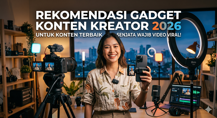 Rekomendasi Gadget Konten Kreator 2026: Senjata Wajib untuk Video Viral!